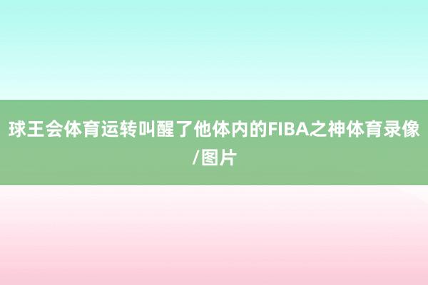 球王会体育运转叫醒了他体内的FIBA之神体育录像/图片